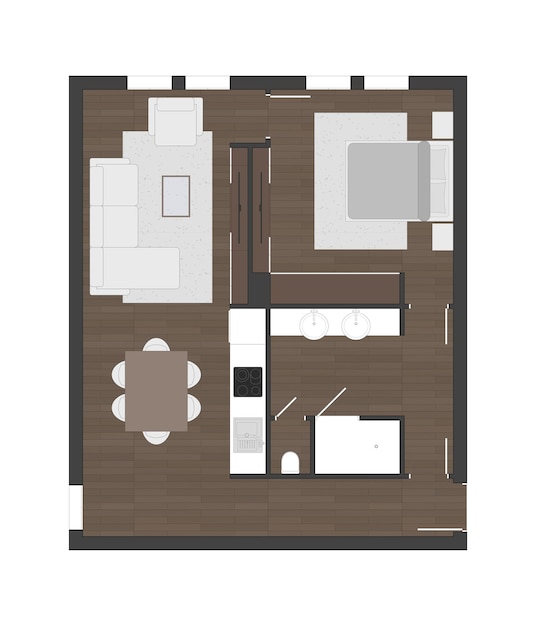 Vector floor plan