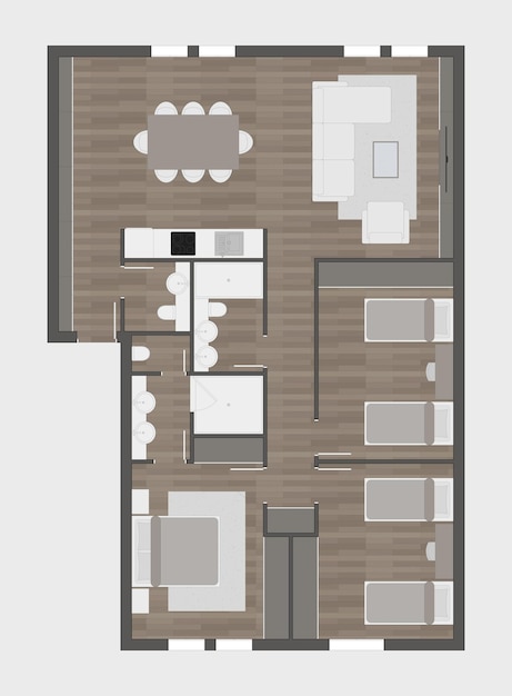 Vector floor plan