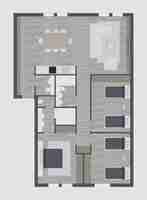 Vector floor plan