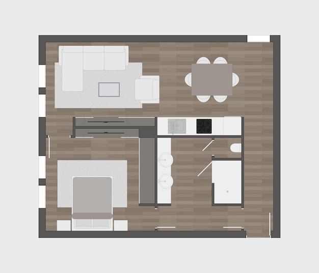 Vector floor plan