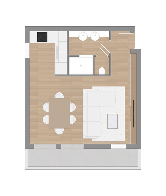 Vector floor plan