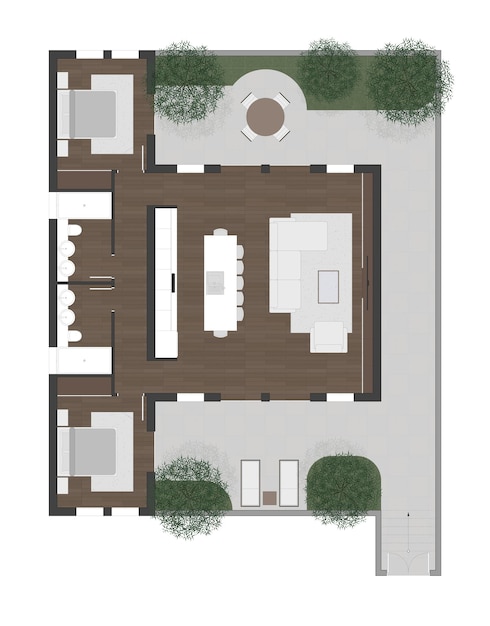 Vector floor plan