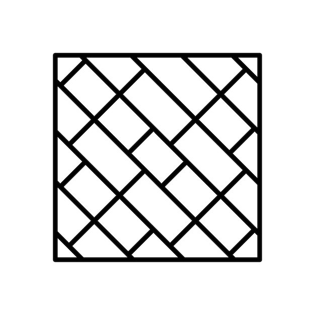 Вектор Напольная плитка значок вектор шаблон логотипа модная коллекция плоский дизайн