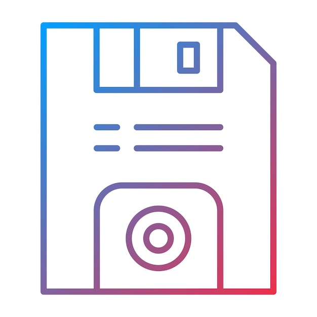 Floppy Disk icon vector image Can be used for Computer and Hardware