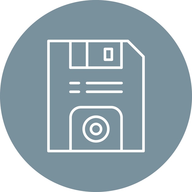Floppy Disk icoon vector afbeelding Kan worden gebruikt voor computer en hardware