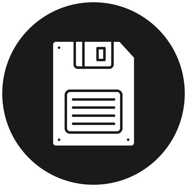 Floppy Disk vector icon Can be used for Computer and Hardware iconset