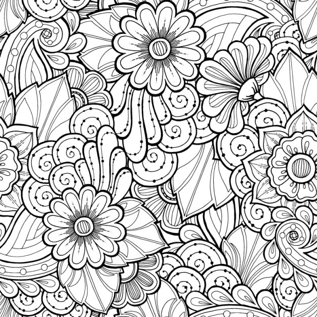 Vector floral background design