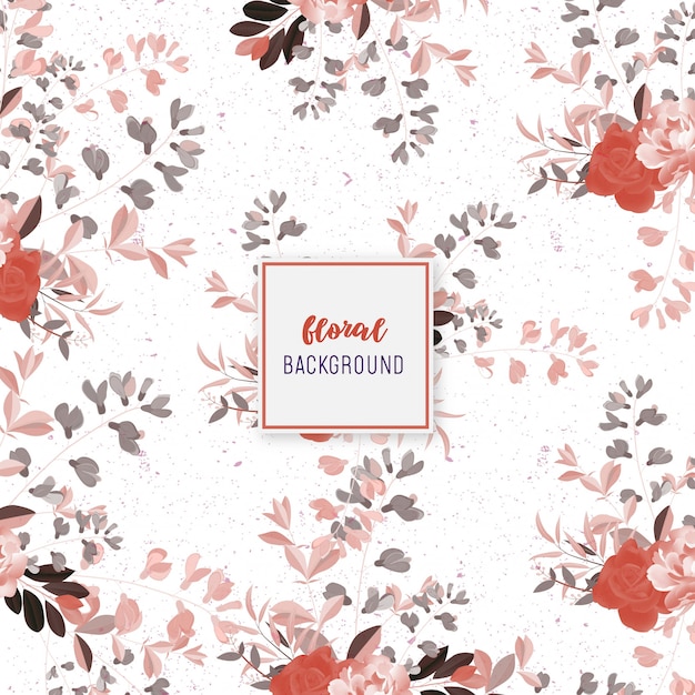 Vector floral background design