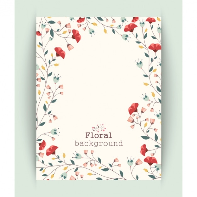 Vector floral background design