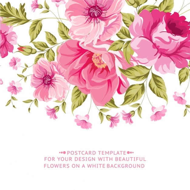 Vector floral background design
