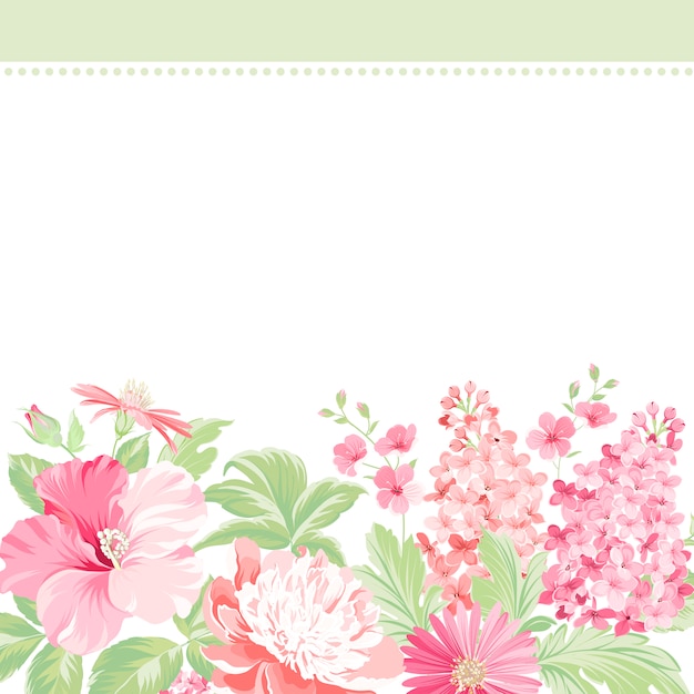 Floral background design