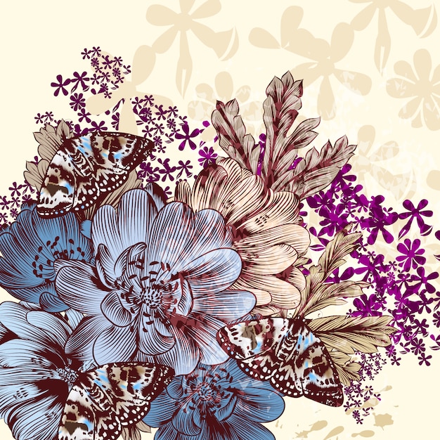 Floral background design