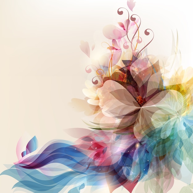 Floral background design