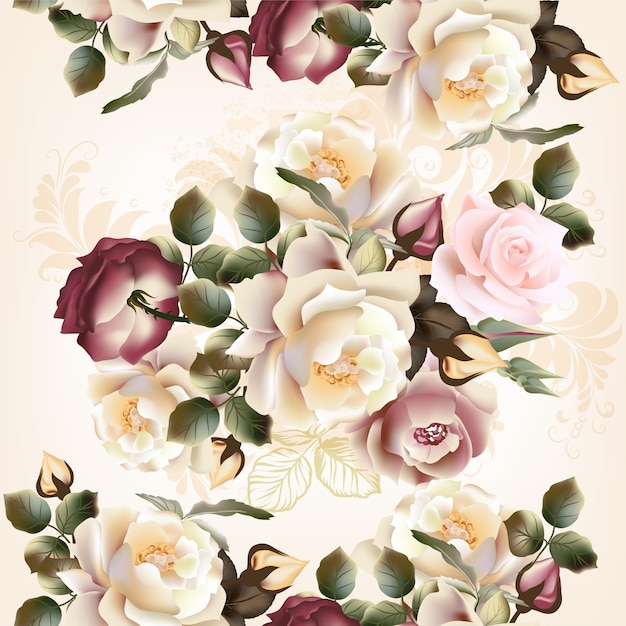 Floral background design