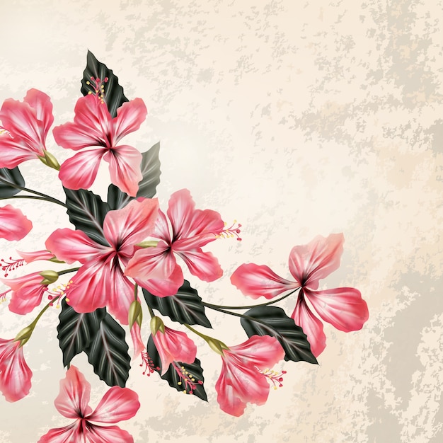 Floral background design