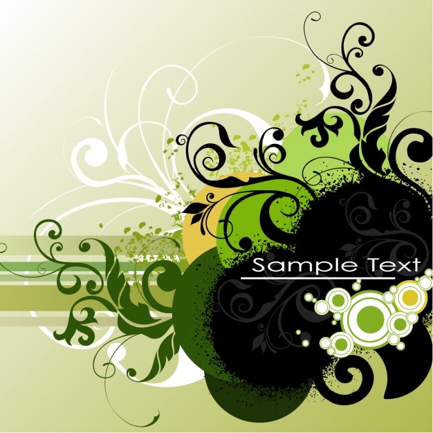 Vector floral background design