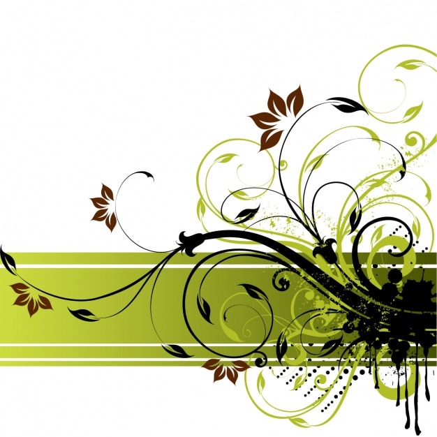 Vector floral background design