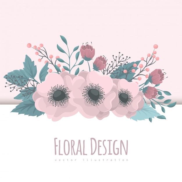 Floral background design