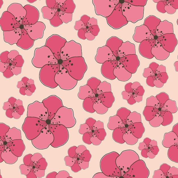 Vector floral background design