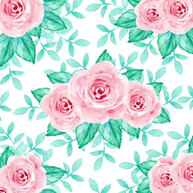 Floral Background Pink Roses