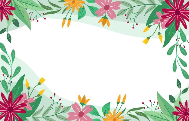 Floral background spring theme