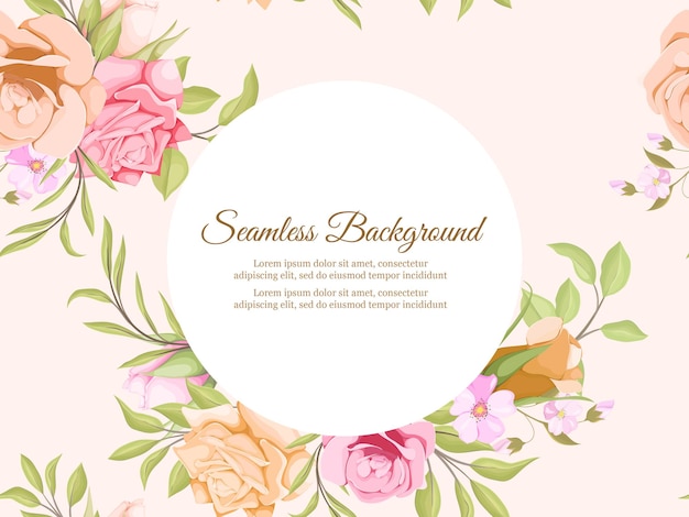 Floral  Background Template Design