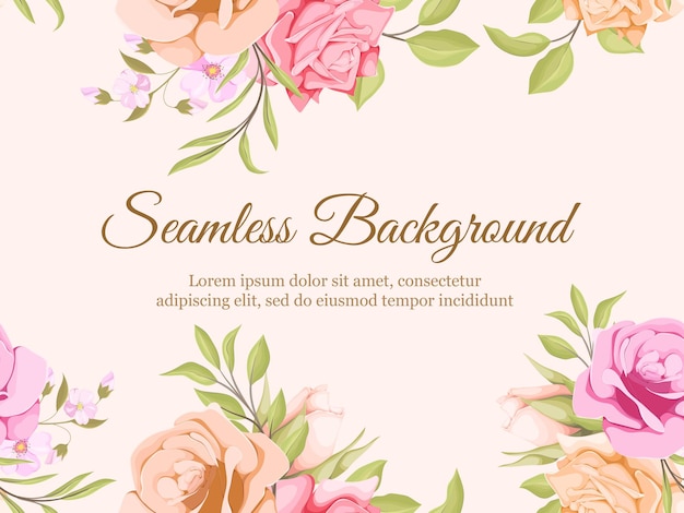 floral background template