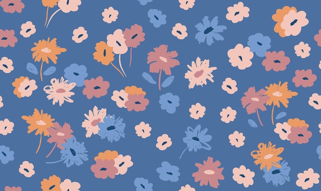 Floral background for textile, swimsuit, wallpaper, pattern covers, surface, gift wrap.