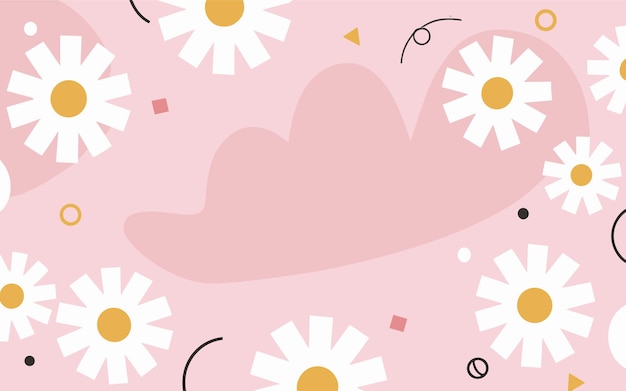 Floral background Valentines day womens day mothers day background