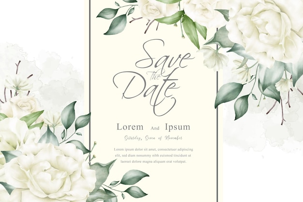 Vector floral background for wedding invitation