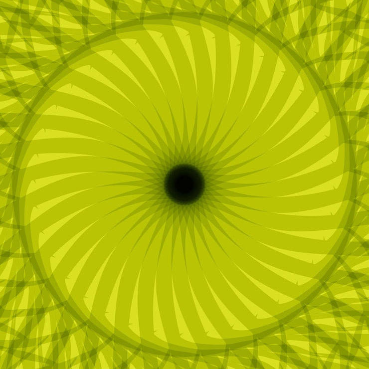 Vector floral background with green lime vibe vector art graphics