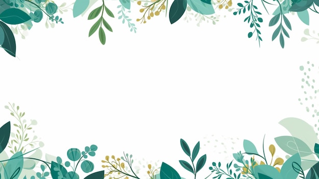 Vector a floral background with a place for your text