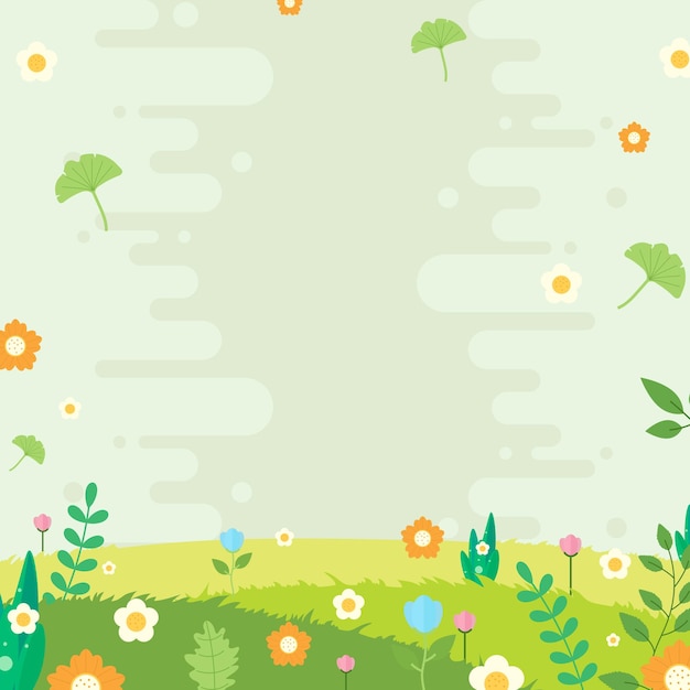 Floral background with place for your text