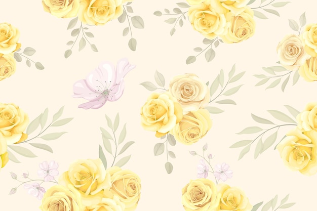 Floral background with soft color