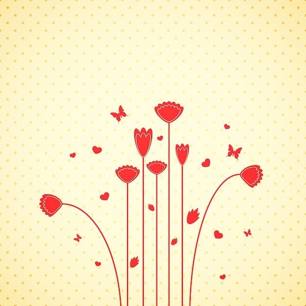 Vettore floral background