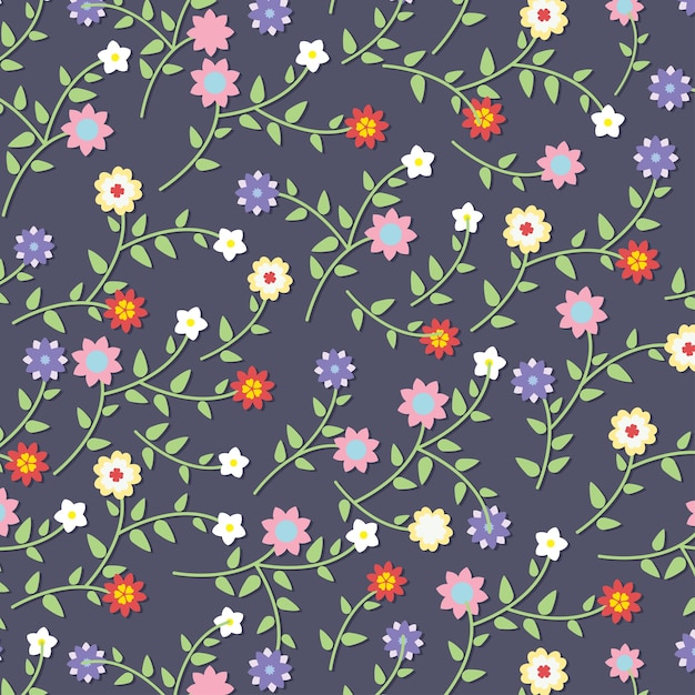 a Floral  background