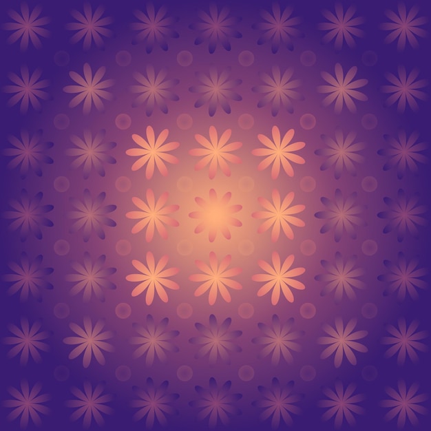 Vector floral background