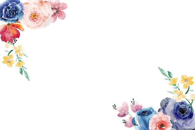 Vector floral backgrounds patterns