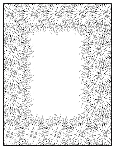 floral border, border design frame, flower border design. Easy border design, page border design.