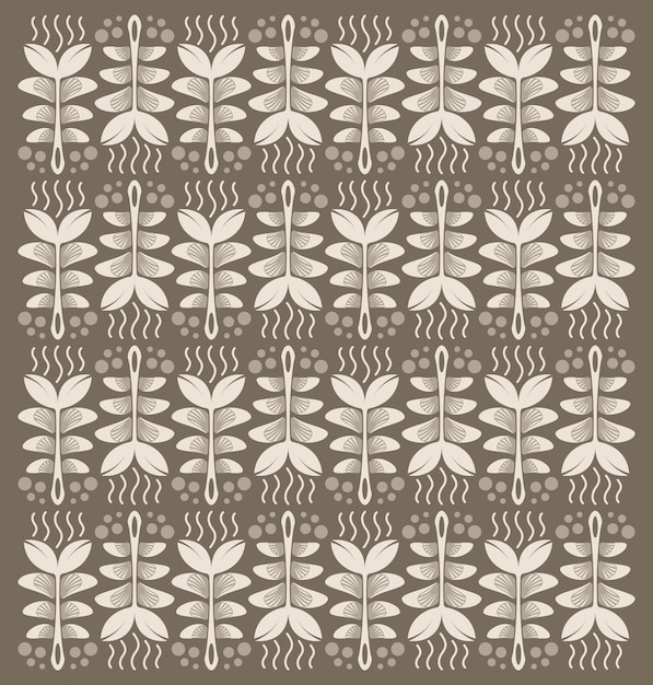 Vector floral botanical flower pattern vector_05 by fahmibill