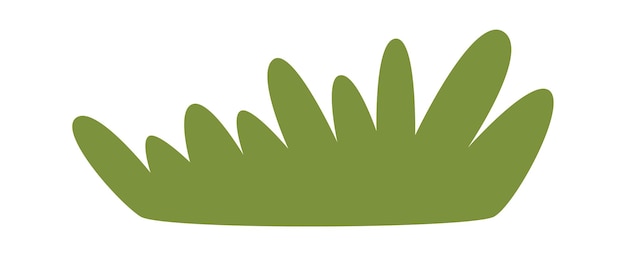 Vector floral bushes icon