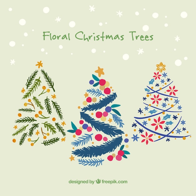 Floral Christmas Tree Pack