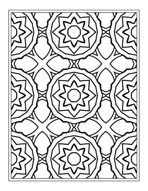 Floral coloring book for adults flower mandala coloring page