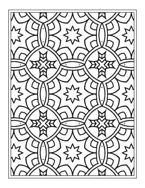 Floral coloring book for adults flower mandala coloring page