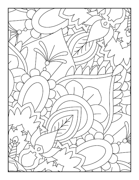 Floral Coloring Floral Coloring Book Floral Coloring Book For Adults Coloring Pages Books