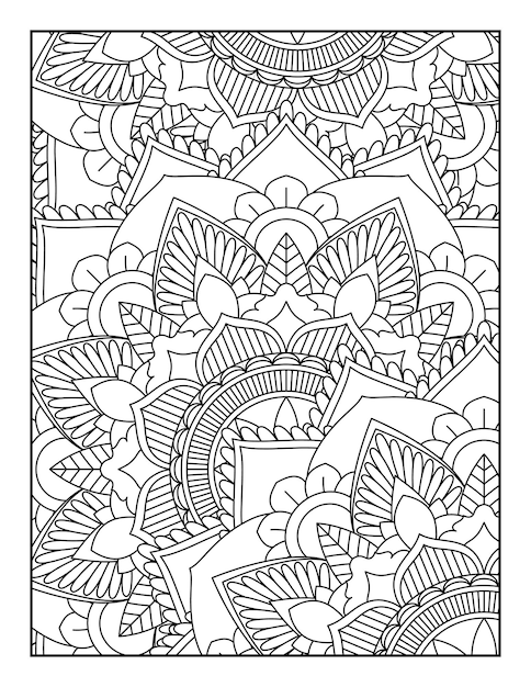 Libro da colorare floreale da colorare floreale libro da colorare floreale per adulti disegni da colorare libri