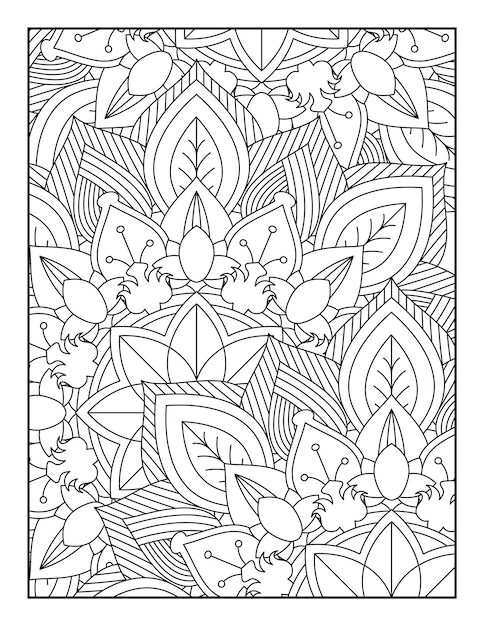 Floral Coloring Floral Coloring Book Floral Coloring Book For Adults Coloring Pages Books