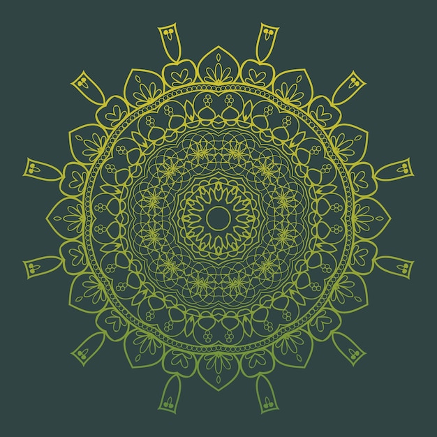 Floral colourful mandala relaxation patterns unique design Hand drawn pattern