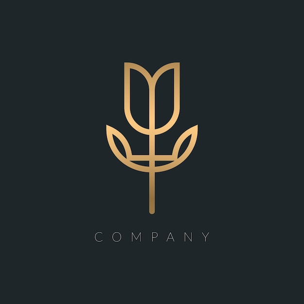 Floral Cosmetics and Jewelry Monogram Logo Flower Boutique Spa Beauty salon icon