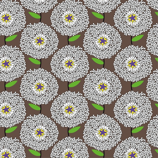 Floral Creative seamless background